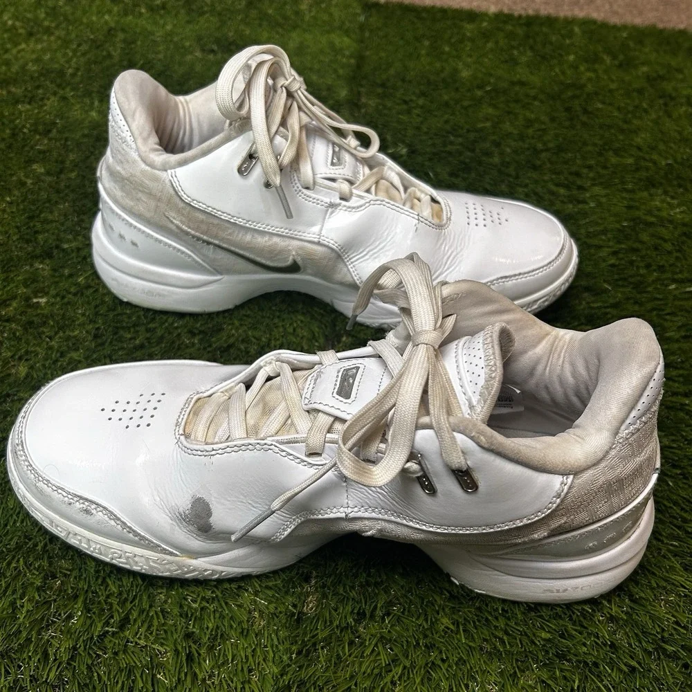 Nike Zoom LeBron NXXT Gen AMPD White‎ Metallic Silver FJ1566-102 Mens 9.5